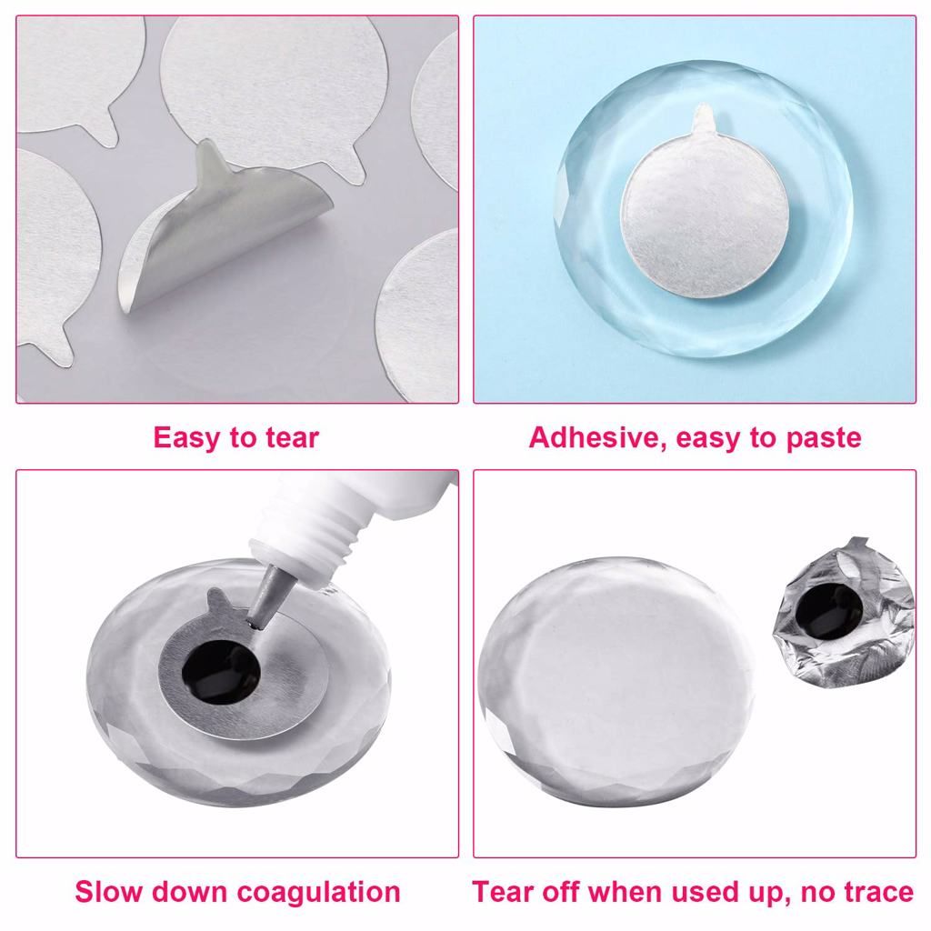 Foil glue holder
