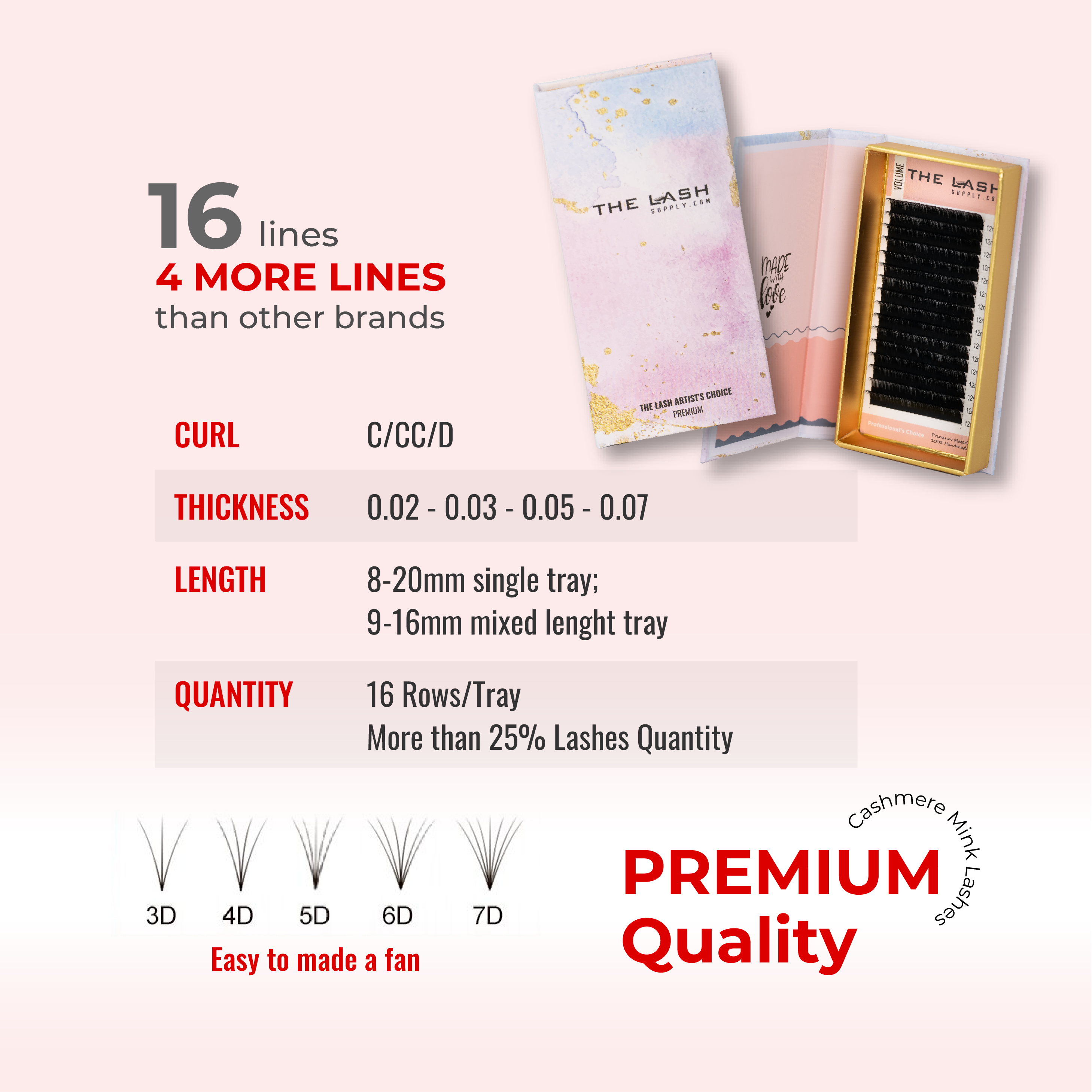 Volume - Premium Lash - 0.07
