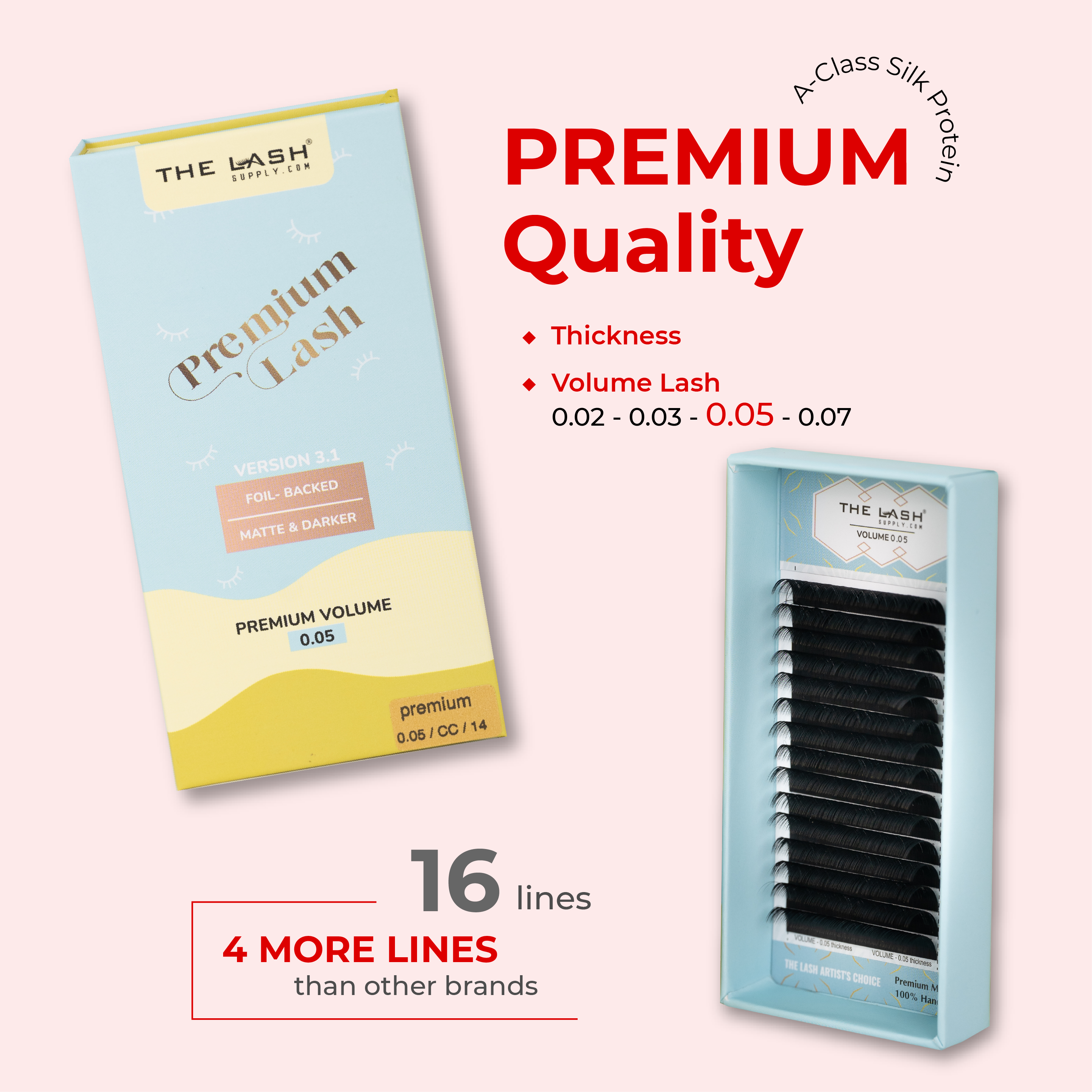 Volume - Premium Lash - 0.05