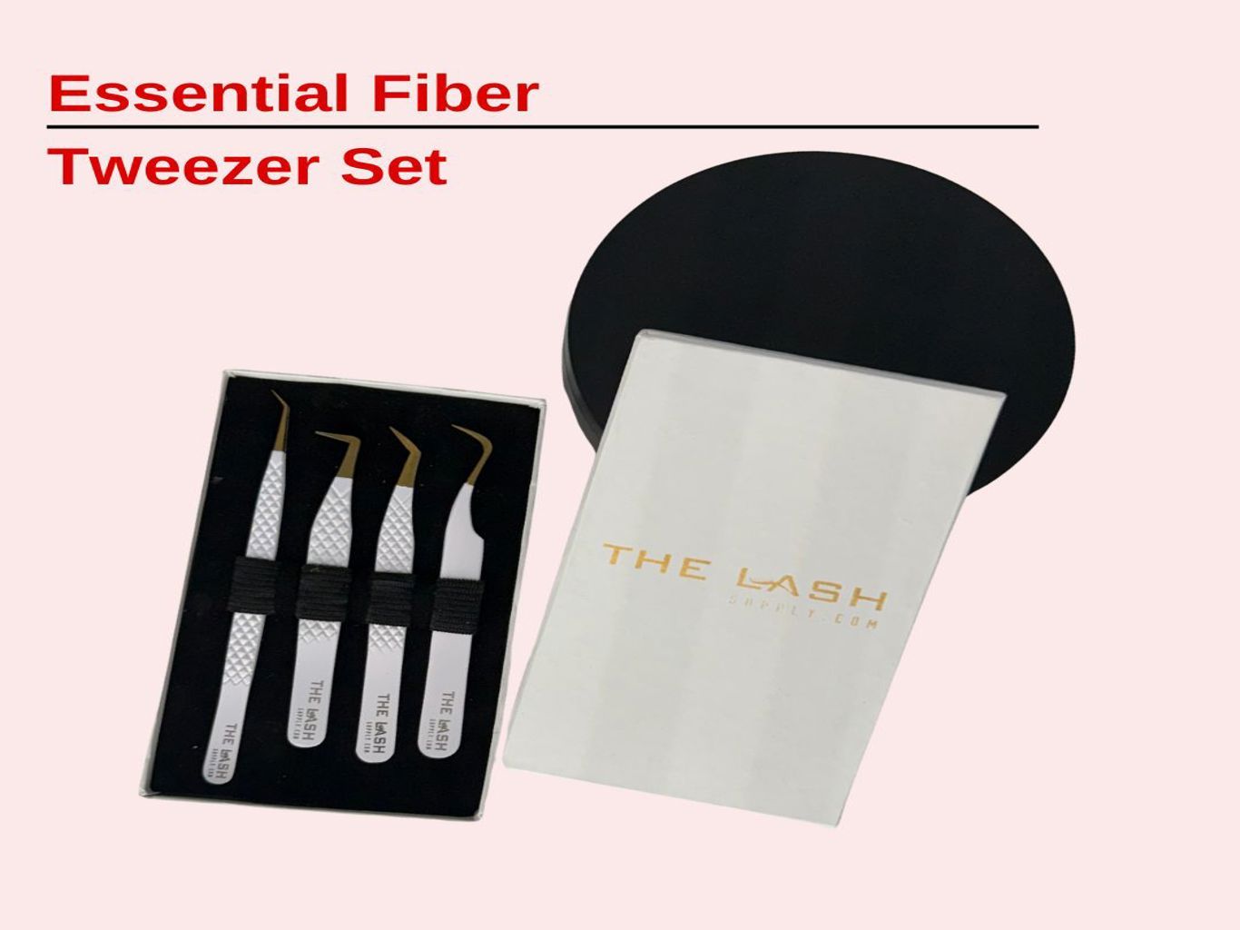 Premium Fiber Tip Tweezer - ESSENTIAL Set