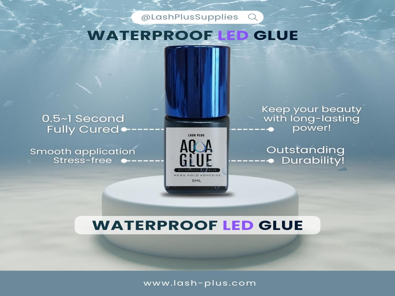 Glue - LED- Aqua