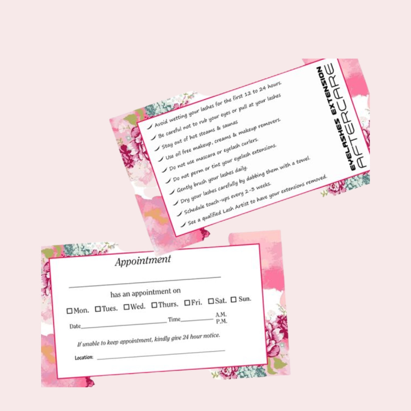 The_lash_Supply_Davie_appointment_card