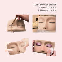 3 Lash Layers Mannequin Head